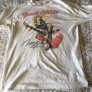 Vintage 80s rock band shirt